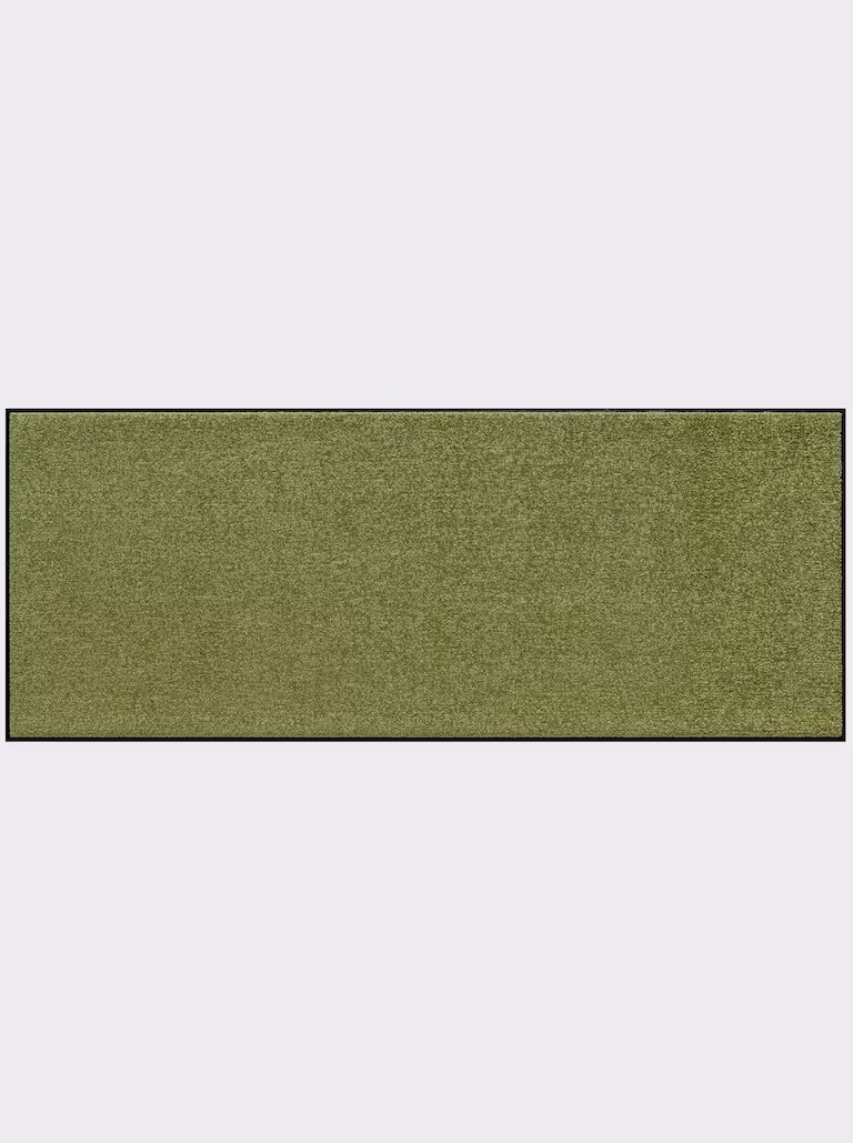 Fußmatte rechteckig, 75 x 190 cm, grün, rutschfest Fußmatte rechteckig, 75 x 190 cm, grün, rutschfest