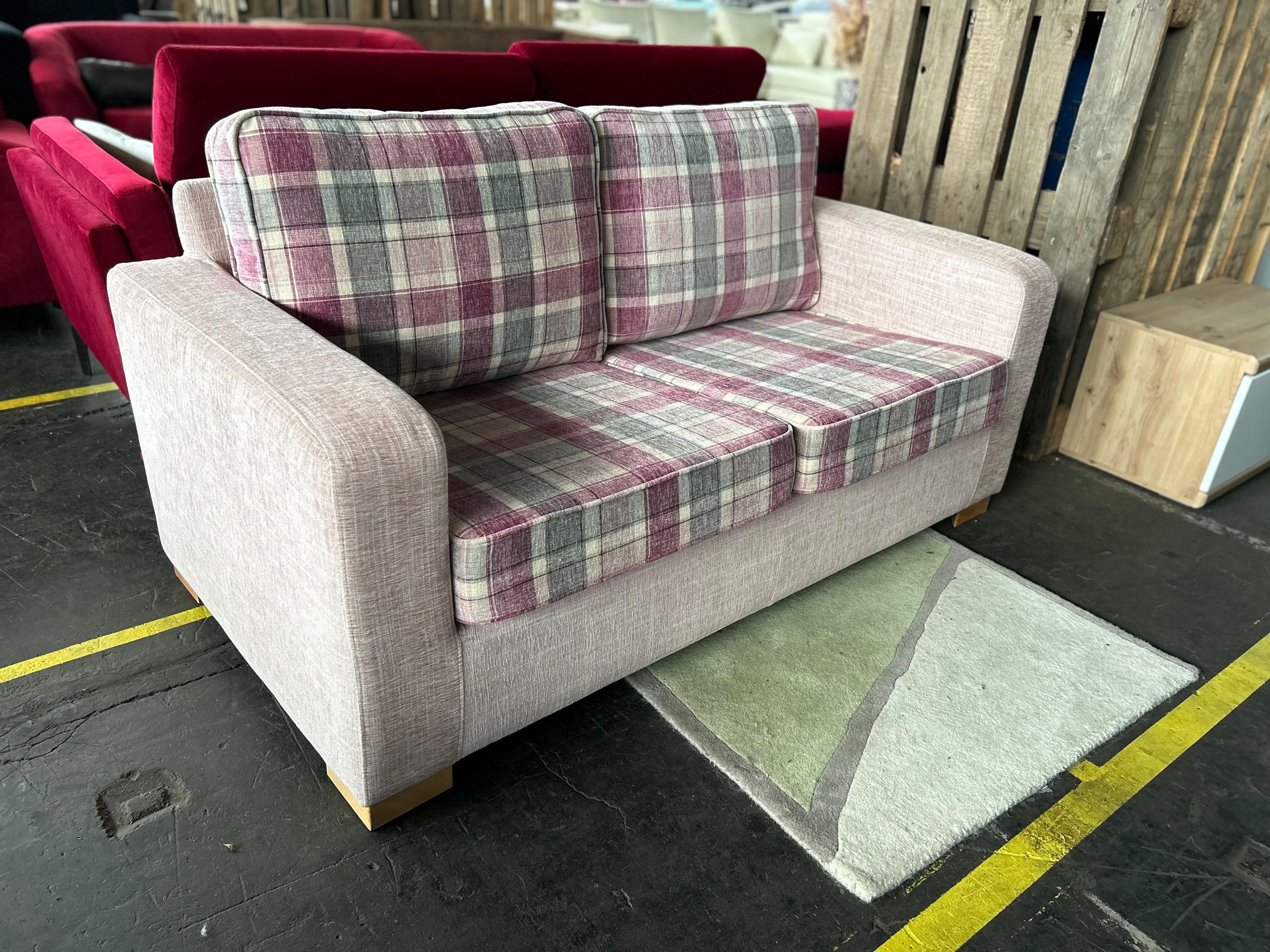 2-Sitzer Sofa in Rosa