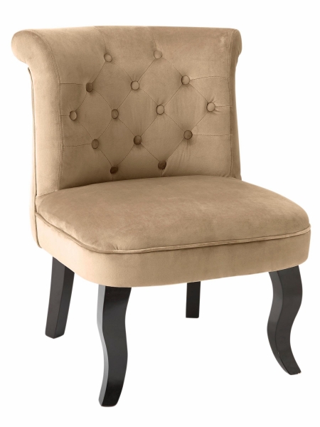 Sessel mit Kederheftung in Samtoptik Sessel mit Kederheftung in Samtoptik