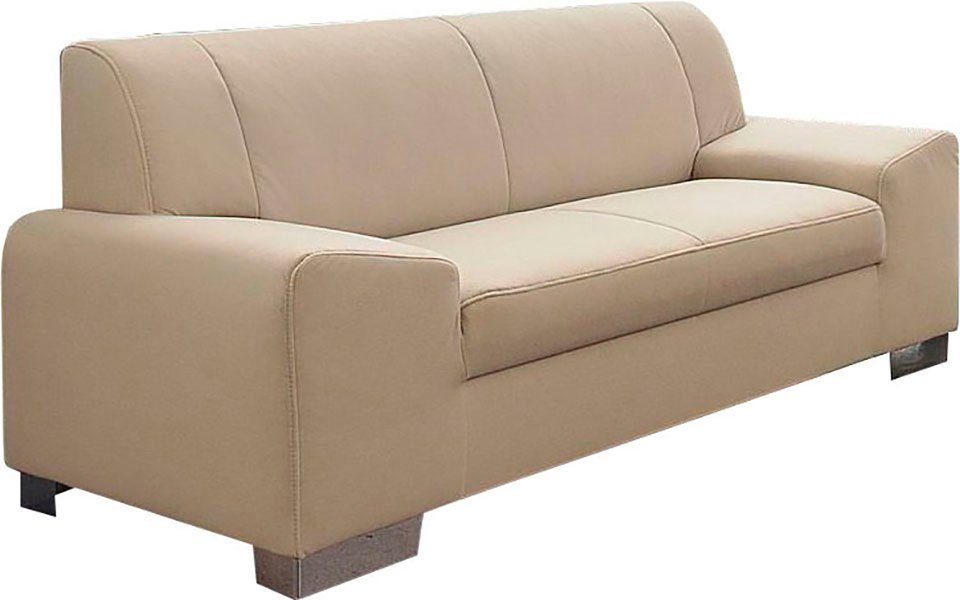 2-Sitzer Sofa Natur Microfaser