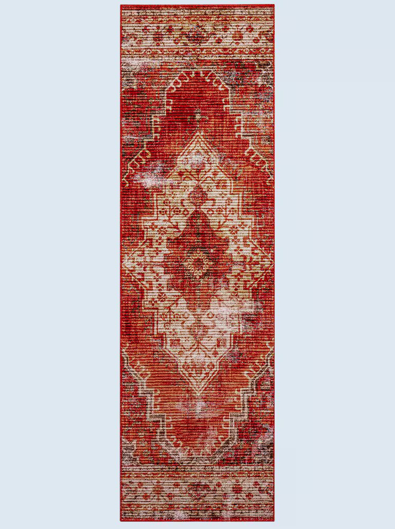 Teppich 140x200 cm rot
