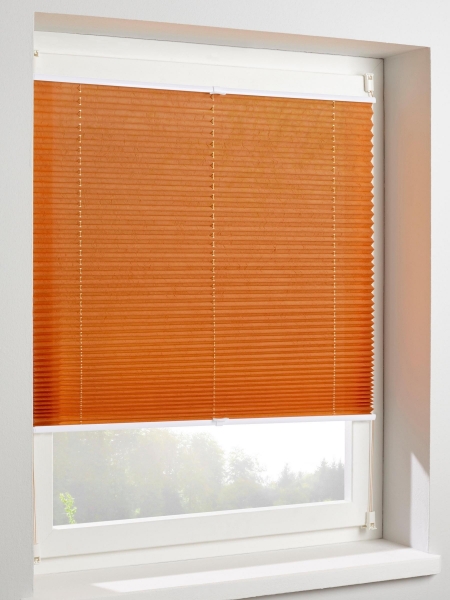 Plissee-Jalousie 60x130 cm Orange  Plissee-Jalousie 60x130 cm Orange