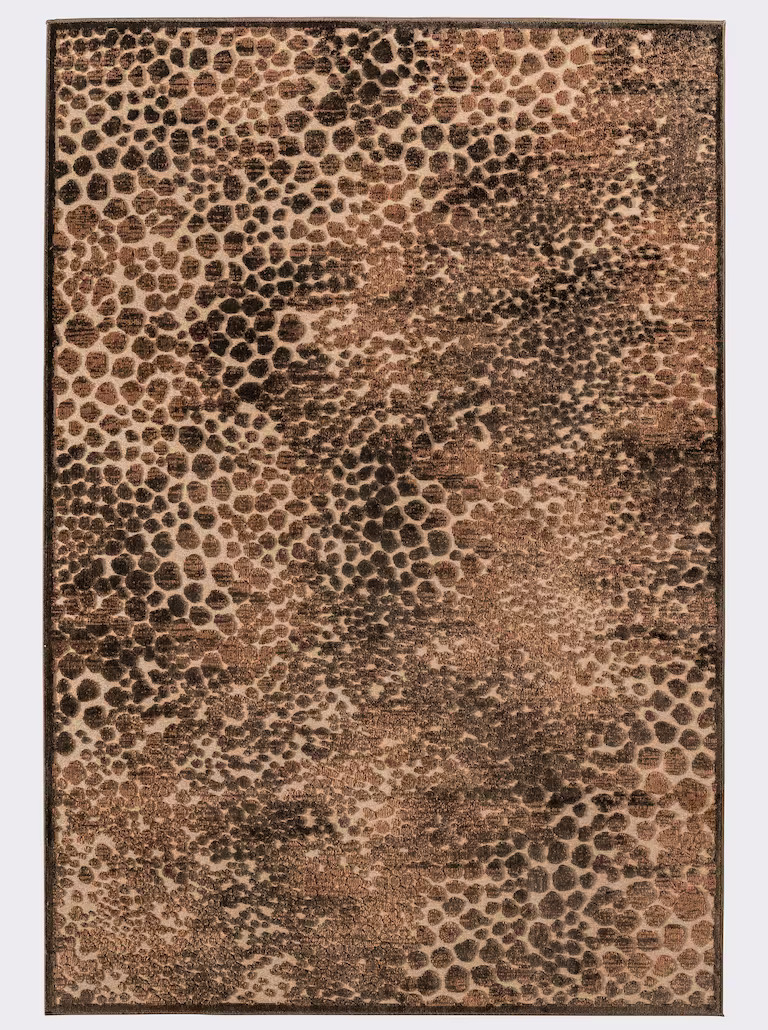 Teppich 100x140 cm 3D Leopardenmotiv