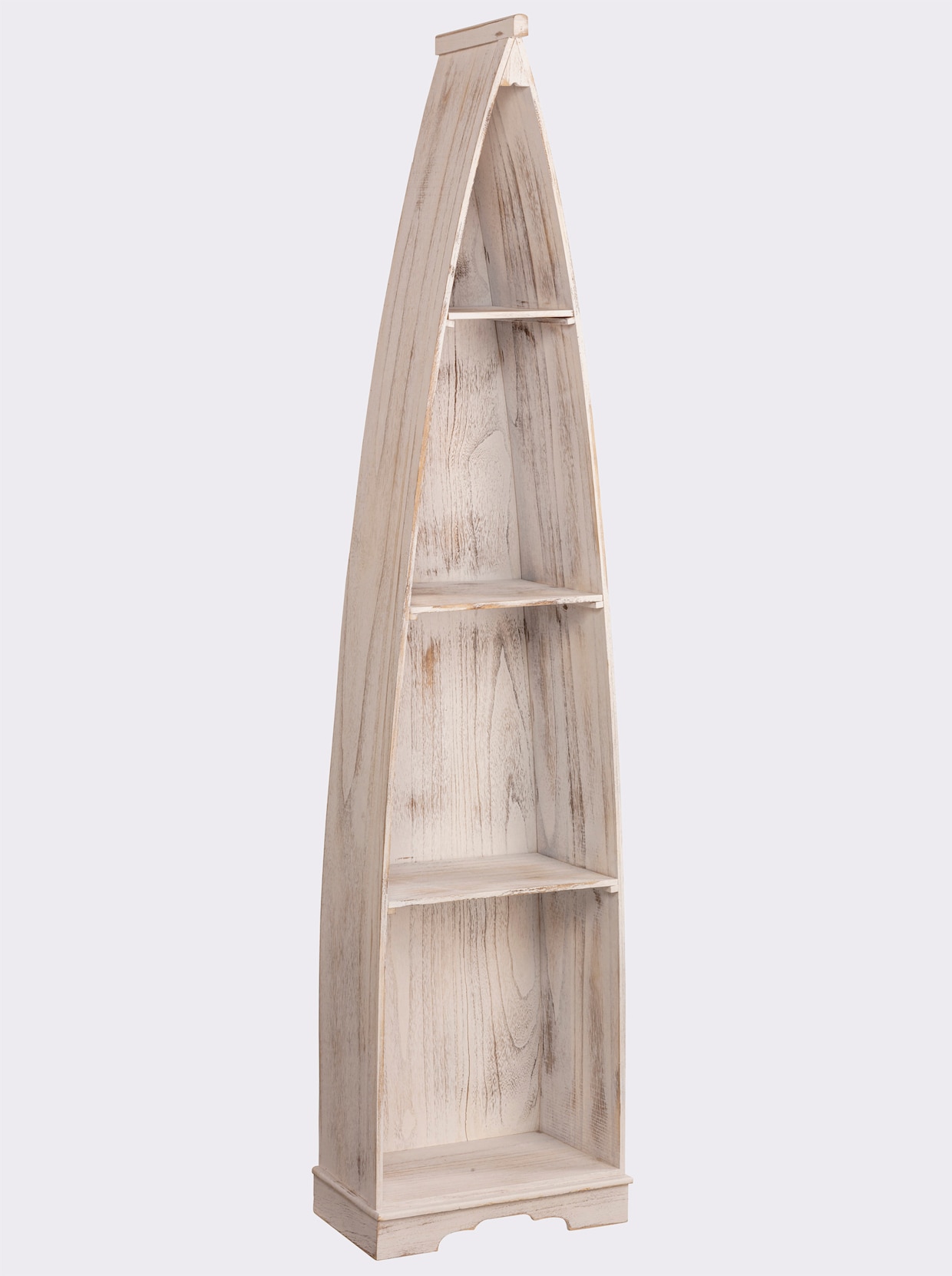 Regal Paulowniaholz Weiß Fest Aufgebaut