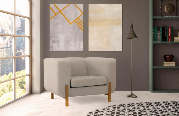 Polstersessel in Struktur weich Polstersessel in Struktur weich