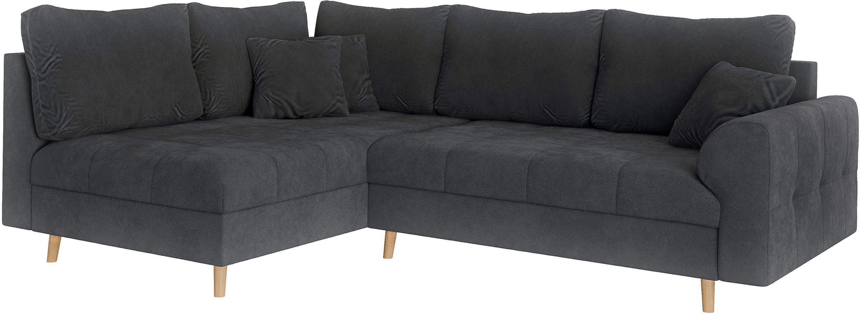 Ecksofa Charre mit Ottomane links