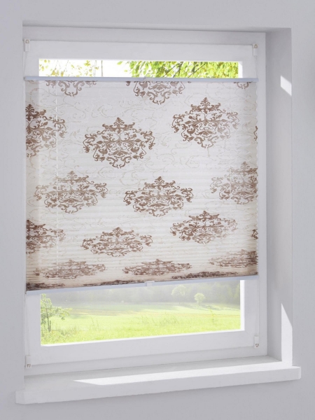 Plissee-Jalousie 70x130 cm Beige  Plissee-Jalousie 70x130 cm Beige