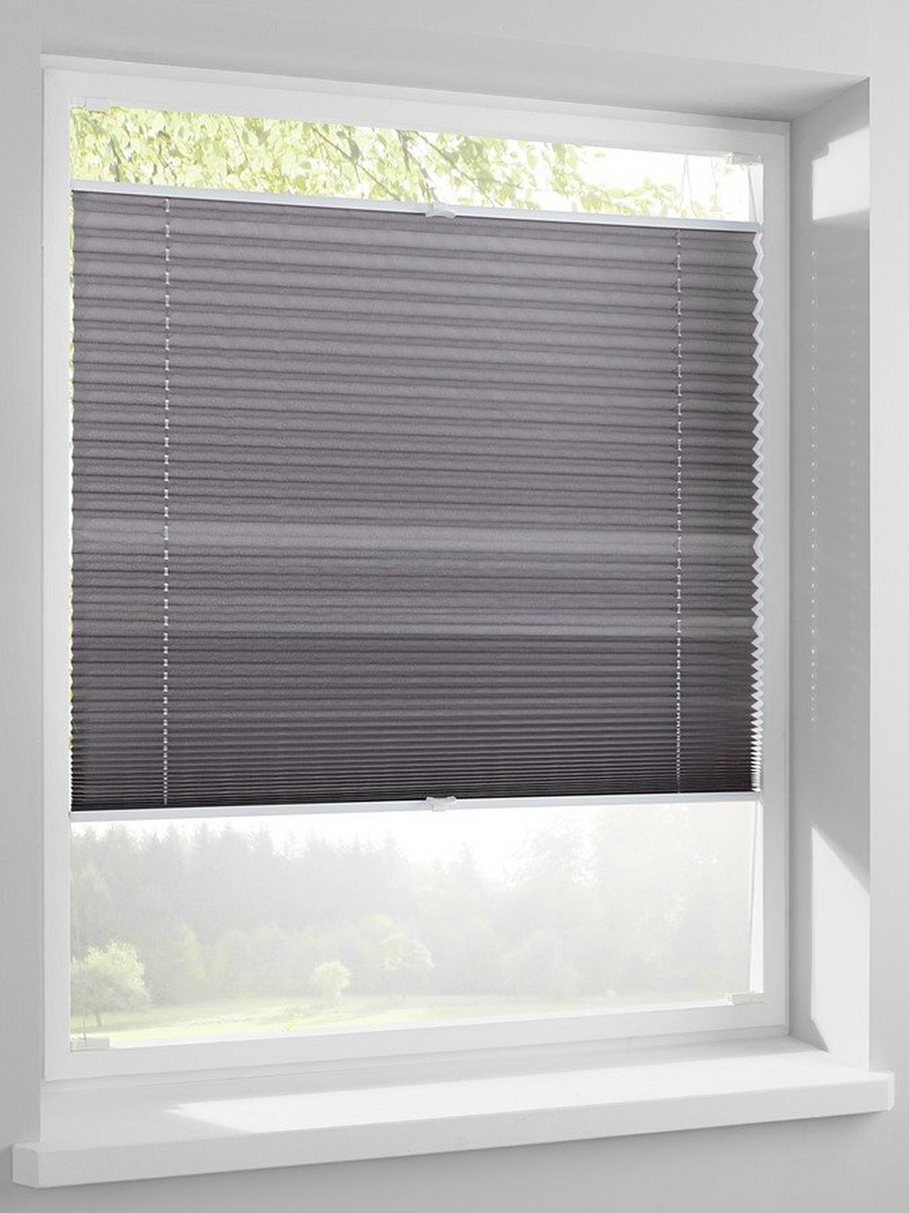 Plissee-Jalousie 90x130 cm in taupe  Plissee-Jalousie 90x130 cm in taupe