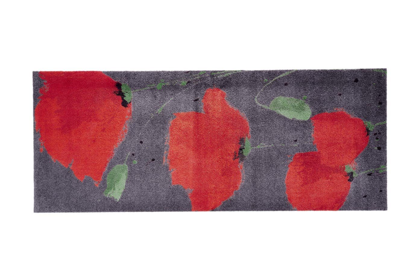 Bild 1 Fußmatte 200x80 cm rot-anthrazit