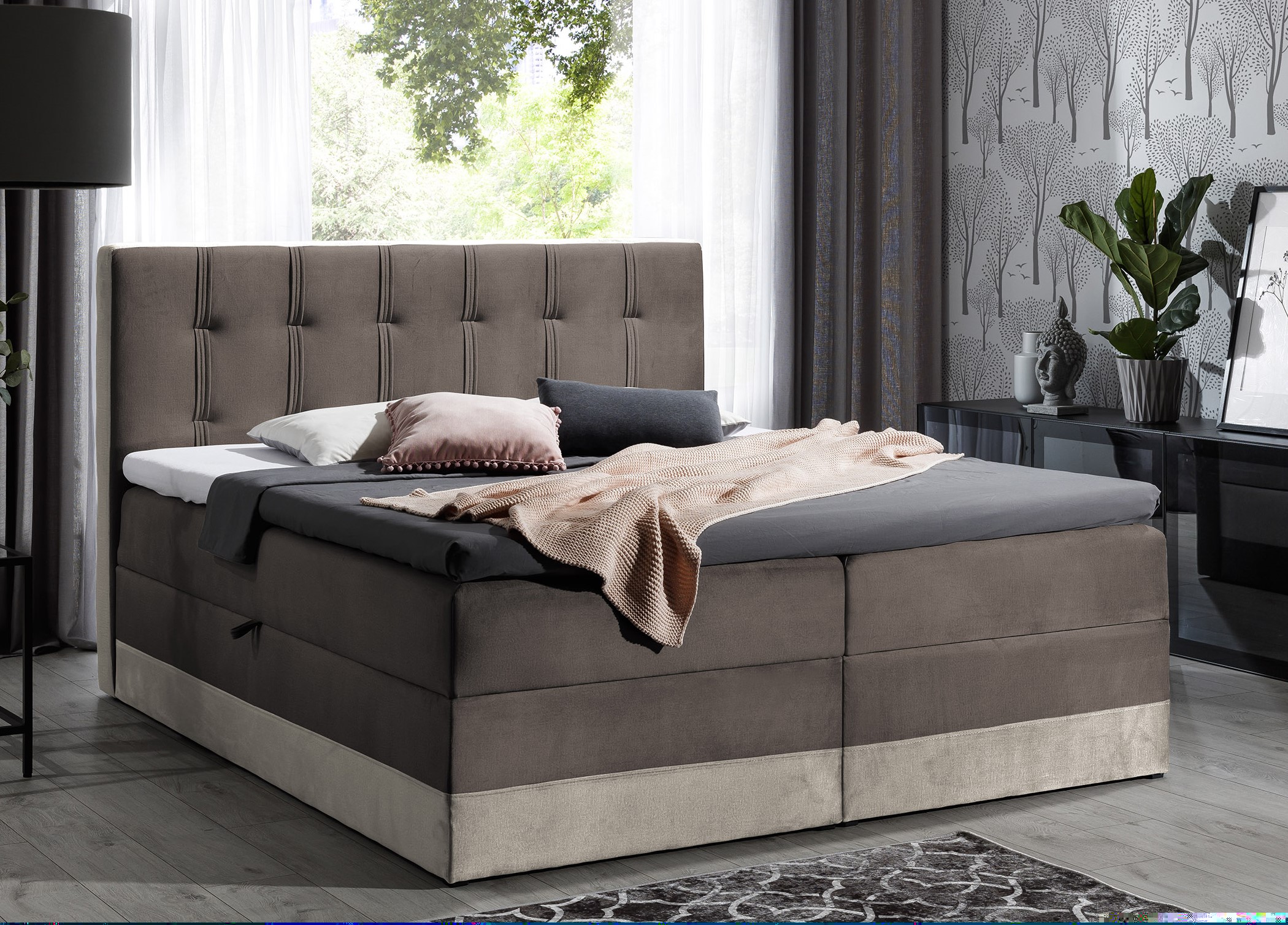 Braun + Beige