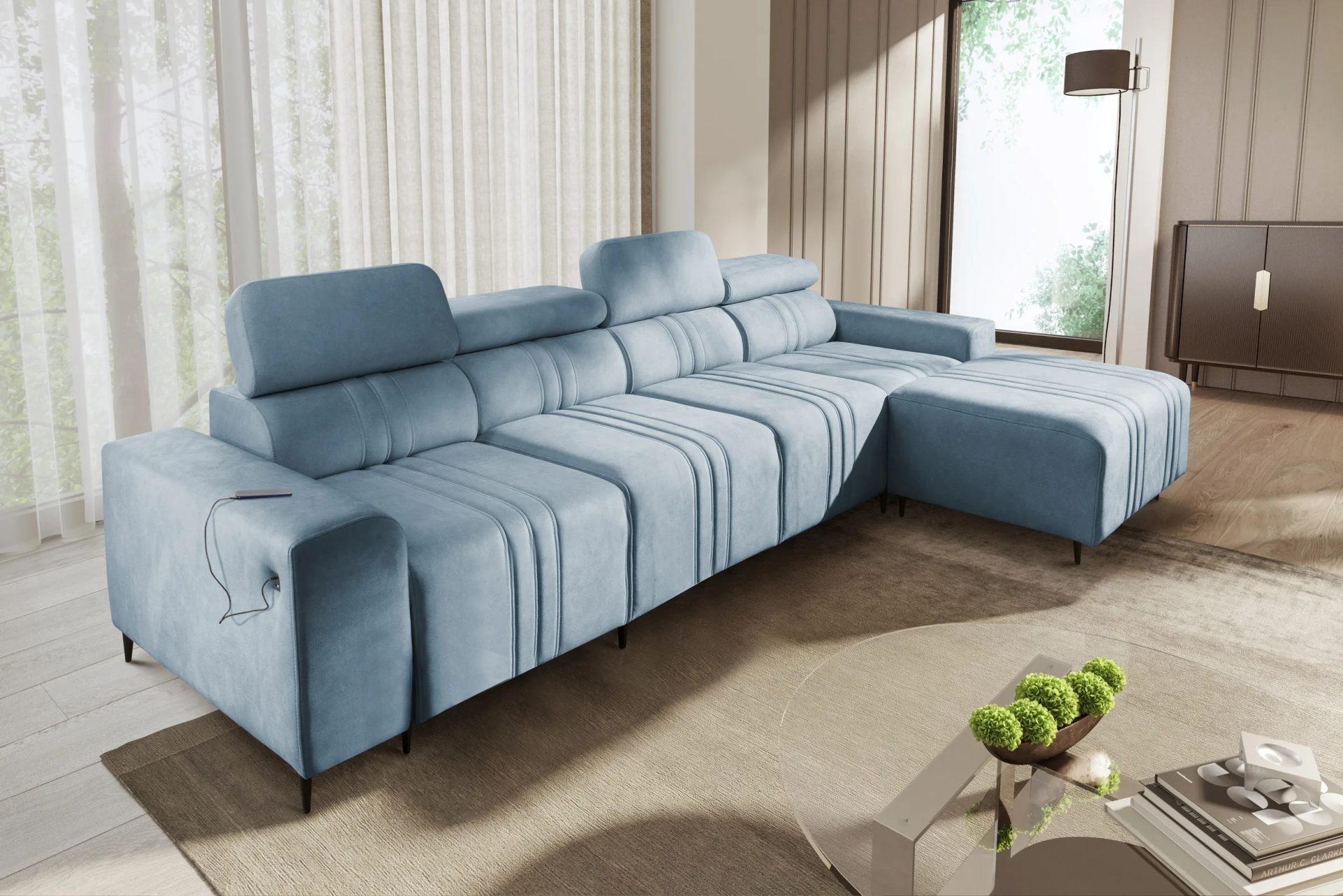 Pastellblau