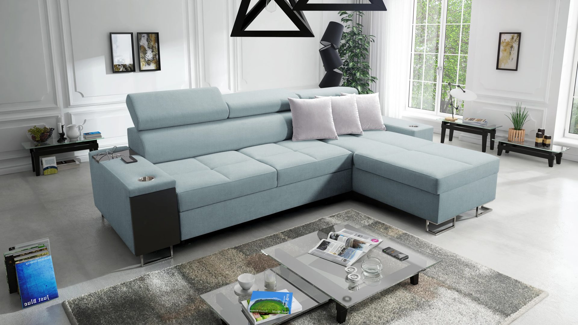 Pastellblau